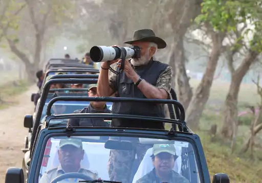 ਅਸਾਮ ਦੇ ਕਾਜ਼ੀਰੰਗਾ ਨੈਸ਼ਨਲ ਪਾਰਕ ਪਹੁੰਚ PM ਮੋਦੀ ਨੇ ਹਾਥੀ ‘ਤੇ ਸਵਾਰ ਹੋ ਕੇ ਕੀਤੀ ਜੰਗਲ ਸਫਾਰੀ