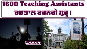 1600 Teaching Assistants ਹੜਤਾਲ ਕਰਨਗੇ ਸ਼ੁਰੂ