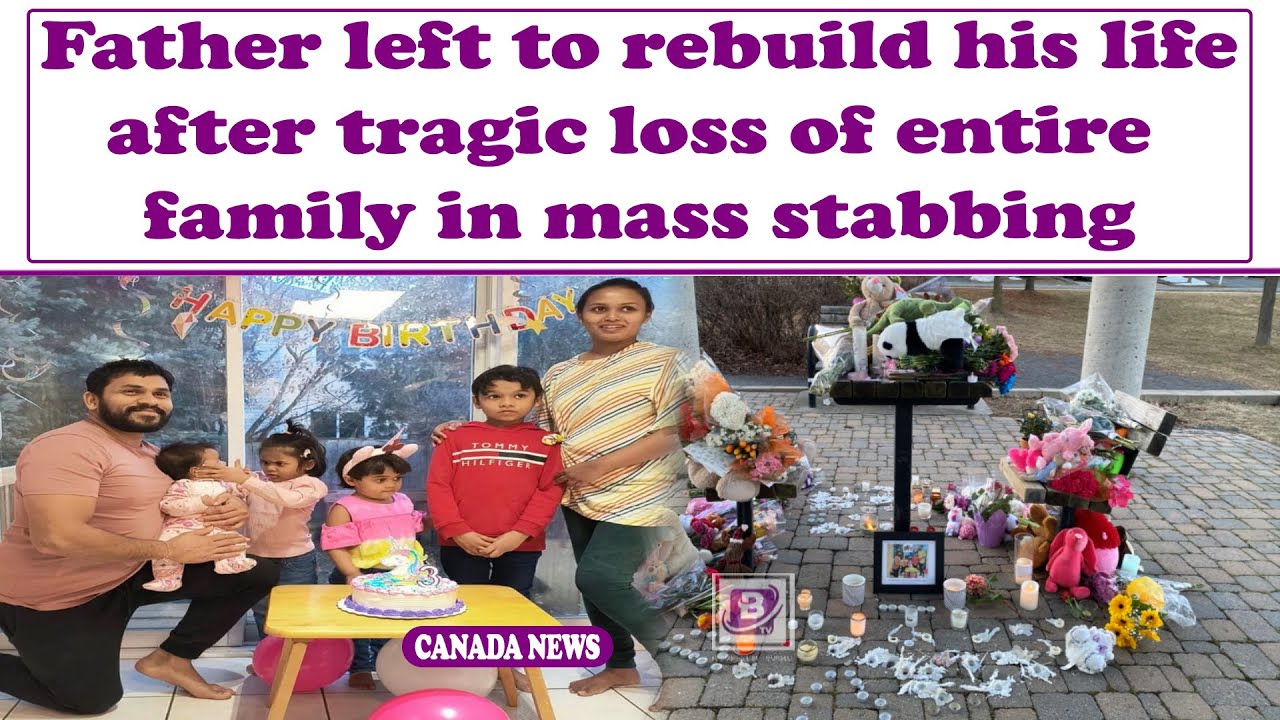 Father left to rebuild his life after tragic loss of entire family in mass stabbing