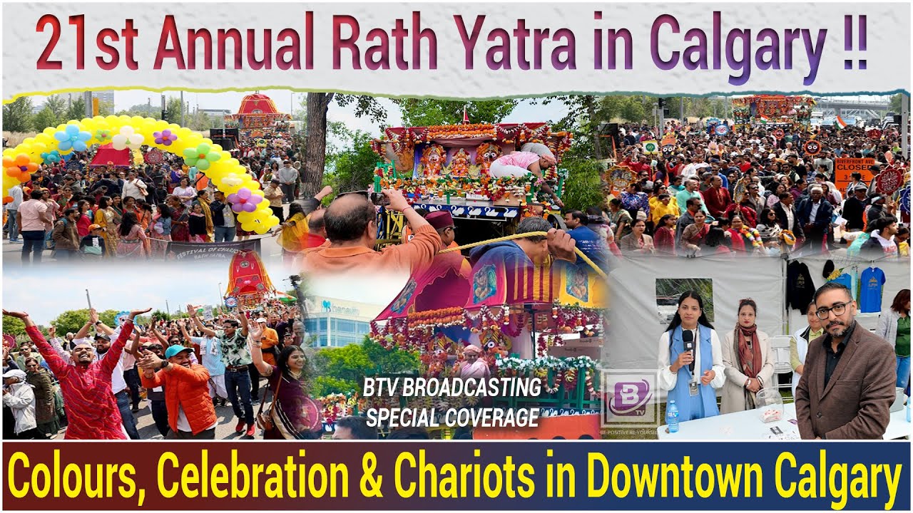 21st Annual Rath Yatra in Calgary !!