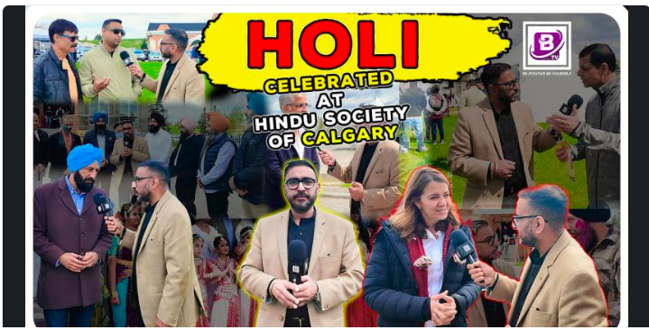 Holi Celebrated at Hindu Society of Calgary