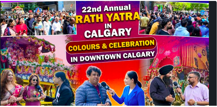 22nd Annual Rath Yatra in Calgary